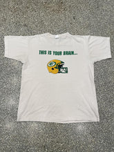 Load image into Gallery viewer, Green Bay Packers VS Chicago Bears Vintage 90s This Is Your Brain ABC Vintage 