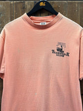 Load image into Gallery viewer, Hansfords Trainwreck Saloon Vintage 90s Tee Sun Faded Orange ABC Vintage 
