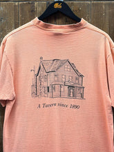 Load image into Gallery viewer, Hansfords Trainwreck Saloon Vintage 90s Tee Sun Faded Orange ABC Vintage 