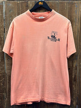 Load image into Gallery viewer, Hansfords Trainwreck Saloon Vintage 90s Tee Sun Faded Orange ABC Vintage 