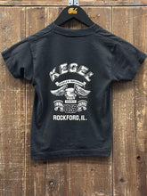 Load image into Gallery viewer, Harley Davidson Vintage 1983 Youth Flying Horse Tee Black ABC Vintage 