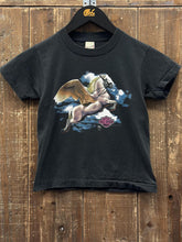 Load image into Gallery viewer, Harley Davidson Vintage 1983 Youth Flying Horse Tee Black ABC Vintage 