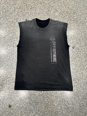 Harley Davidson Vintage 2000 Brandywine Cutoff Faded Black ABC Vintage 