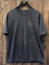 Load image into Gallery viewer, Harley Davidson Vintage 2000s Motown Detroit Tee Faded Black ABC Vintage 