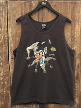 Load image into Gallery viewer, Harley Davidson Vintage 2004 Detroit Tank Top Faded Black ABC Vintage 