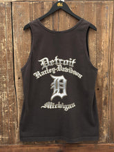 Load image into Gallery viewer, Harley Davidson Vintage 2004 Detroit Tank Top Faded Black ABC Vintage 