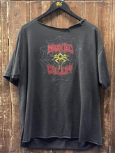Load image into Gallery viewer, Haunted Gallery Vintage 90s Boxy Cropped Tee Faded Black ABC Vintage 