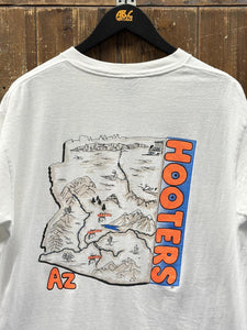 Hooters Arizona Vintage 90s Tee White ABC Vintage 