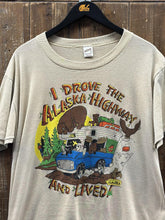Load image into Gallery viewer, I Drove The Alaska Highway And Lived Vintage 1978 Paper Thin Tan ABC Vintage 