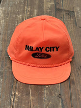 Load image into Gallery viewer, Imlay City Ford Vintage 80s Snapback Neon Orange ABC Vintage 