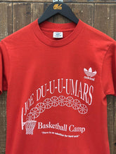 Load image into Gallery viewer, Joe Dumars Vintage 90s Basketball Camp Adidas Tee Red ABC Vintage 