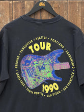Load image into Gallery viewer, Joe Satriani Vintage 1990 Flying In A Blue Dream Tour Tee Black ABC Vintage 