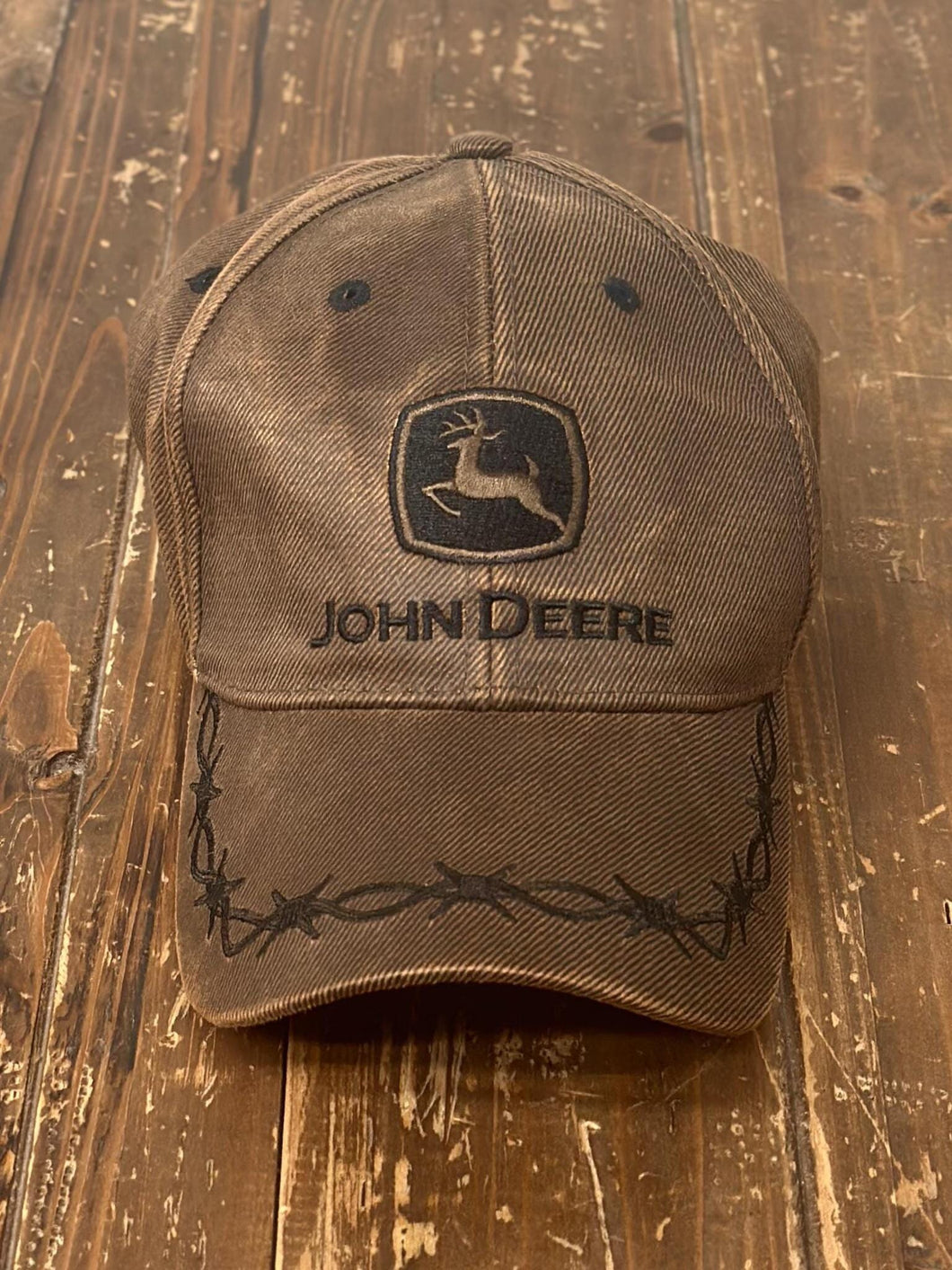 John Deere Vintage 90s Hat Brown ABC Vintage 