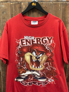 Kansas City Chiefs Vintage 2000 Taz High Energy Faded Red ABC Vintage 
