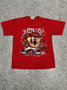 Kansas City Chiefs Vintage 2000 Taz High Energy Faded Red ABC Vintage 