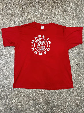 Kid Rock Detroit Made In Romeo Vintage 90s Tee Red ABC Vintage 