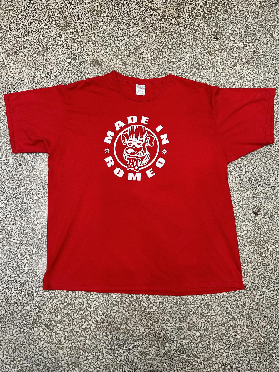 Kid Rock Detroit Made In Romeo Vintage 90s Tee Red ABC Vintage 