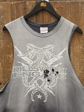 Load image into Gallery viewer, Killswitch Engage Vintage 90s Cropped Sun Faded Thrashed Cutoff Tee ABC Vintage 