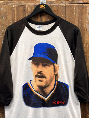 Kirk Gibson Vintage 1987 Paper Thin Raglan Tee ABC Vintage 