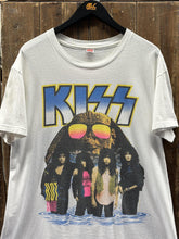 Load image into Gallery viewer, Kiss Vintage 1990 Hot In The Shade World Tour Tee White ABC Vintage 