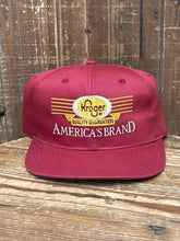 Load image into Gallery viewer, Kroger Vintage 90s Snapback Red ABC Vintage 