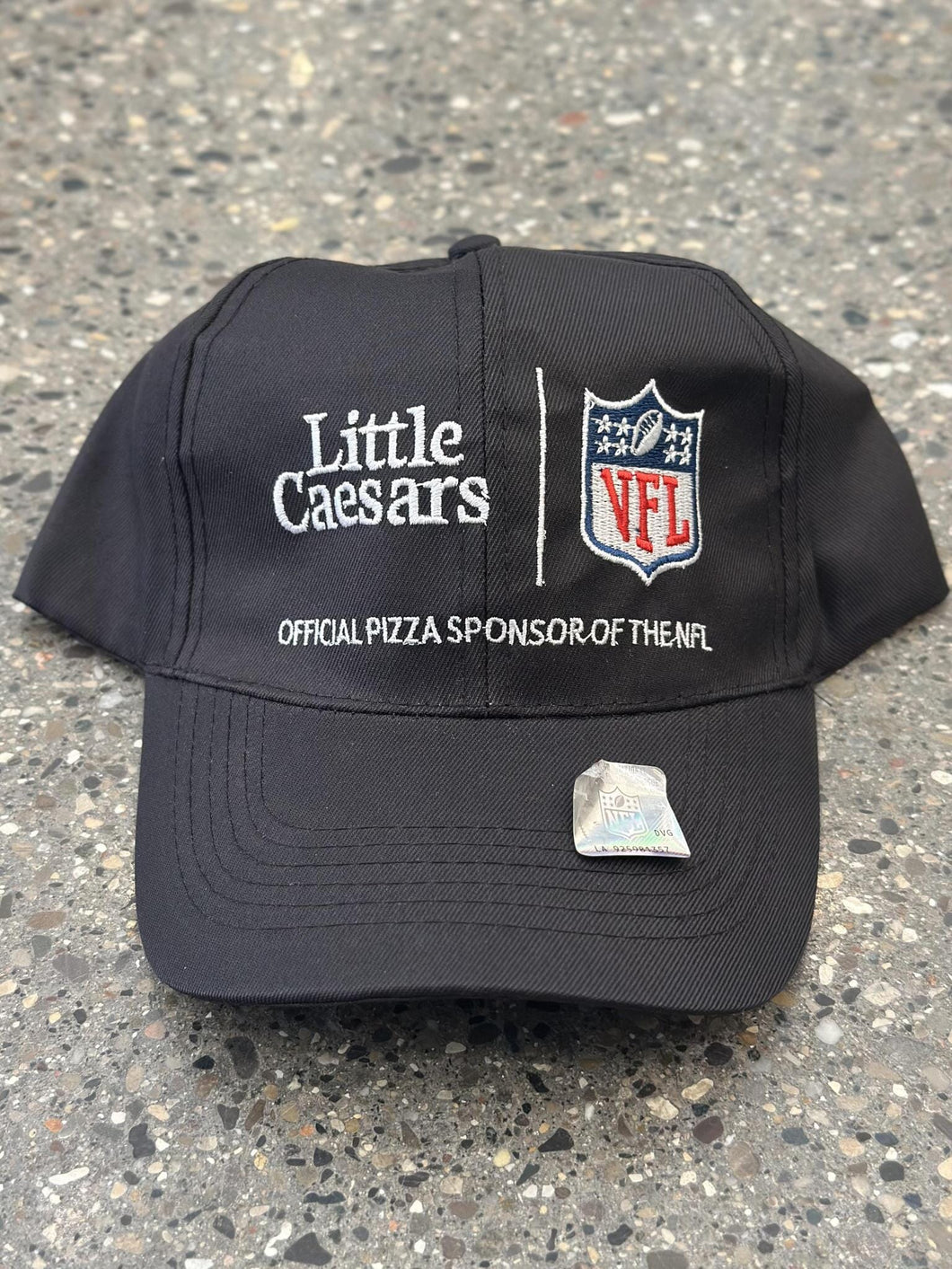 Little Caesars NFL Hat Black (Missprint) ABC Vintage 