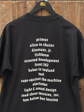 Load image into Gallery viewer, Lollapalooza Local Crew Vintage 1993 Giant Tag Tee Black ABC Vintage 