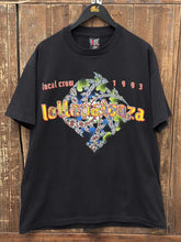 Load image into Gallery viewer, Lollapalooza Local Crew Vintage 1993 Giant Tag Tee Black ABC Vintage 