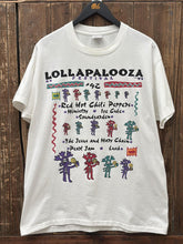 Load image into Gallery viewer, Lollapalooza Vintage 1992 Anvil Tag Tee White Red Green Purple ABC Vintage 