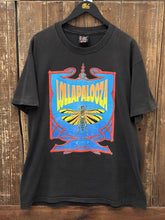 Load image into Gallery viewer, Lollapalooza Vintage 1992 Dragonfly Giant Tag Tee Faded Black ABC Vintage 
