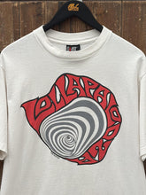 Load image into Gallery viewer, Lollapalooza Vintage 1992 Giant Tag Tee White Red Grey ABC Vintage 