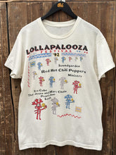 Load image into Gallery viewer, Lollapalooza Vintage 1992 Tee Cream ABC Vintage 