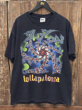 Load image into Gallery viewer, Lollapalooza Vintage 1993 Earth Tee Faded Black ABC Vintage 