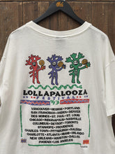 Load image into Gallery viewer, Lollapalooza Vintage 1993 Giant Tag Tee White ABC Vintage 