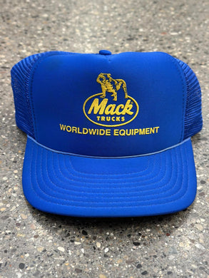 Mack Trucks Vintage 90s Trucker Hat Blue ABC Vintage 