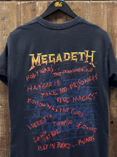 Load image into Gallery viewer, Megadeth Vintage 1990 Holy Wars Tee Black ABC Vintage 