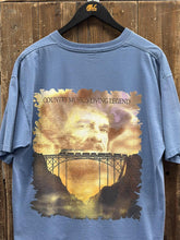 Load image into Gallery viewer, Merie Haggard Vintage 1998 Country Music's Living Legend Tee Faded Blue ABC Vintage 