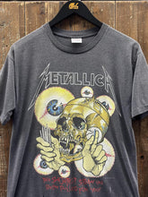 Load image into Gallery viewer, Metallica Vintage 1988 The Shortest Straw Tee Paper Thin Faded ABC Vintage 