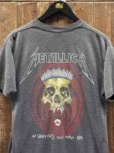 Load image into Gallery viewer, Metallica Vintage 1988 The Shortest Straw Tee Paper Thin Faded ABC Vintage 