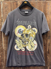 Load image into Gallery viewer, Metallica Vintage 1988 The Shortest Straw Tee Paper Thin Faded ABC Vintage 