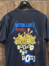Load image into Gallery viewer, Metallica Vintage 1989 Damage Inc. Tour Tee Paper Thin Black ABC Vintage 