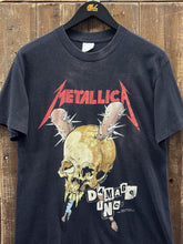 Load image into Gallery viewer, Metallica Vintage 1989 Damage Inc. Tour Tee Paper Thin Black ABC Vintage 