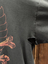 Load image into Gallery viewer, Metallica Vintage 90s Rebel Giant Tee Thrashed Faded Black ABC Vintage 