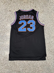 Michael Jordan Space Jam Vintage 90s Champion Tune Squad Basketball Jersey Black ABC Vintage 