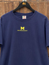 Load image into Gallery viewer, Michigan Neurosurgery Vintage 90s Surgery Tee Navy ABC Vintage 