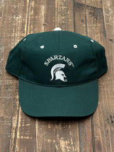 Load image into Gallery viewer, Michigan State Spartans Vintage 90s Snapback Green ABC Vintage 