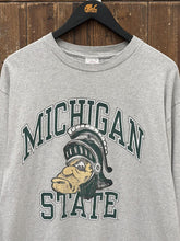 Load image into Gallery viewer, Michigan State Vintage 90s Spartans L/S Tee Grey ABC Vintage 