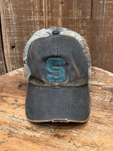 Load image into Gallery viewer, Michigan State Vintage Tree Camo Dad Hat ABC Vintage 