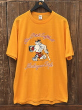 Load image into Gallery viewer, Michigan Style Slow Pitch Softball Vintage 80s Jerzees Tee Yellow ABC Vintage 