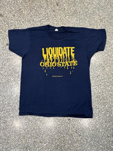 Load image into Gallery viewer, Michigan Wolverines Vintage 1977 Liquidate Ohio State Paper Thin Navy ABC Vintage 